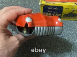 Vintage 1950's Cycle Cop and Car No. 345 by Automatic Toy Company withBox RARE