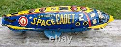 Vintage 1950's Tom Corbett Space Cadet Marx Polaris Wind Up, Works