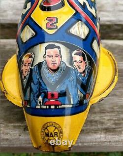 Vintage 1950's Tom Corbett Space Cadet Marx Polaris Wind Up, Works