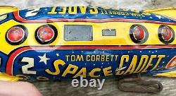 Vintage 1950's Tom Corbett Space Cadet Marx Polaris Wind Up, Works