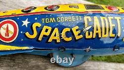 Vintage 1950's Tom Corbett Space Cadet Marx Polaris Wind Up, Works