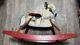 Vintage 1950's Wood And Metal Rocking Horse Toy N N HILL BRASS CO / Trigger RR