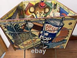 Vintage 1950s Childs Gong Bell Mfg. Co. Toy Shopping Cart