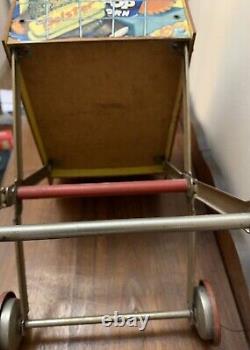 Vintage 1950s Childs Gong Bell Mfg. Co. Toy Shopping Cart