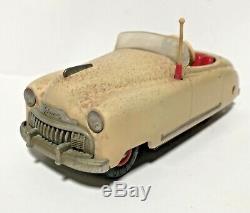 Vintage 1950s Schuco Radio 4012 Convertible Car Tin Toy Wind-up Us Zone Germany