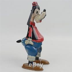 Vintage 1950s Walt Disney Productions Linemar Wind Up Goofy Toy 5.5