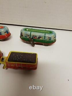 Vintage 1950s Wind Up Tin Toy Western Germany Lot