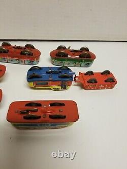 Vintage 1950s Wind Up Tin Toy Western Germany Lot