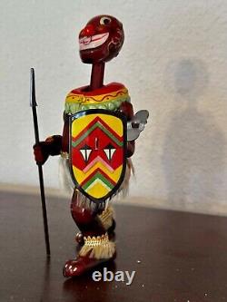 Vintage 1956 TPS Pango Pango African Dancer with Original Box Rare Toy