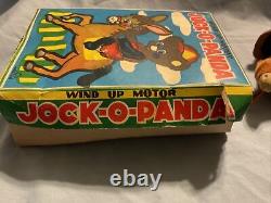 Vintage 1960's Jock-O-Panda made in Japan Tested And Working With Box As Shown