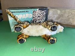 Vintage 1960's Marx mechanical LEOPARD wind up toy working with Original Box JAPAN