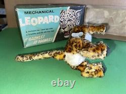 Vintage 1960's Marx mechanical LEOPARD wind up toy working with Original Box JAPAN