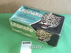 Vintage 1960's Marx mechanical LEOPARD wind up toy working with Original Box JAPAN