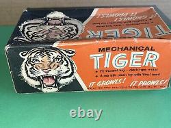 Vintage 1960's Marx mechanical TIGER wind up toy working With Original Box JAPAN