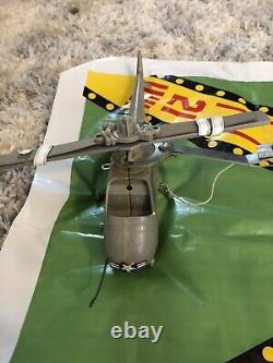 Vintage 1960s Marx-A-Copter USAF Sikorsky Helicopter Vertabird In Box As Is