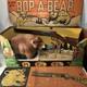 Vintage 1960s Marx Bop-A-Bear Toy G300 With Gun & Box Incomplete, Untested