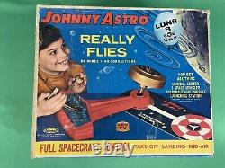 Vintage 1960s Topper Toys Johnny Astro withBox! Works Great