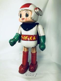 Vintage 1962 Tin litho Kun Astro boy Wind Up Japan SUPERHERO COMIC KUN / NOMURA