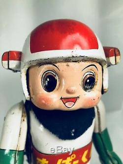 Vintage 1962 Tin litho Kun Astro boy Wind Up Japan SUPERHERO COMIC KUN / NOMURA