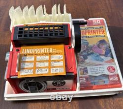 Vintage 1964 Mattel Linoprinter Vintage, Yet Sealed Accessories Never Used