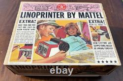 Vintage 1964 Mattel Linoprinter Vintage, Yet Sealed Accessories Never Used