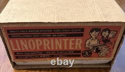 Vintage 1964 Mattel Linoprinter Vintage, Yet Sealed Accessories Never Used