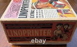 Vintage 1964 Mattel Linoprinter Vintage, Yet Sealed Accessories Never Used