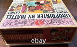 Vintage 1964 Mattel Linoprinter Vintage, Yet Sealed Accessories Never Used