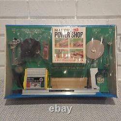 Vintage 1964 Mattel Real Power Shop 4 in 1 Woodshop Tool Saw Drill Turn Sand
