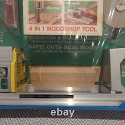 Vintage 1964 Mattel Real Power Shop 4 in 1 Woodshop Tool Saw Drill Turn Sand