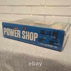 Vintage 1964 Mattel Real Power Shop 4 in 1 Woodshop Tool Saw Drill Turn Sand