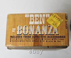 Vintage 1966 American Character Bonanza Ben Cartwright Action Figure (#224)