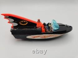 Vintage 1966 Original Corgi Toys Batmobile Red Bat Wheels With Glastron Batboat