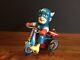 Vintage 1968 Marx Marvel Super-Heroes Captain America Wind Up Tricycle Trike Toy