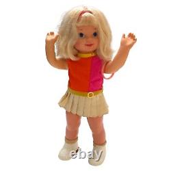 Vintage 1968 Mattel Swingy Doll Works! With Original Box, Record & Plastic Cover