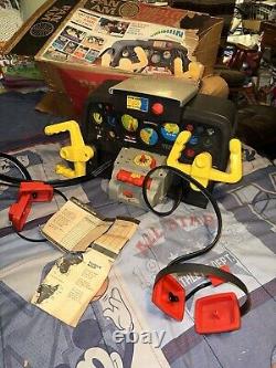 Vintage 1969 REMCO Pan-AM Dual Control Jet Cockpit With Box Rare Airplane Toy