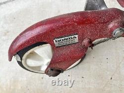 Vintage 1970 Honda Kick and Go 2 Red & White Scooter Complete in Good condition