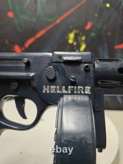 Vintage 1970's Plastic Toy Machine Gun Hellfire by MARX TOYS