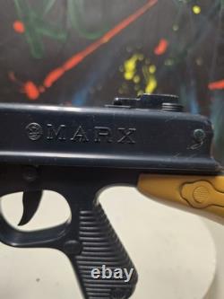 Vintage 1970's Plastic Toy Machine Gun Hellfire by MARX TOYS