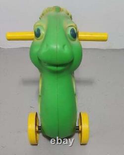 Vintage 1972 Empire Ride On Green Inch Worm Blow Mold Toy Riding