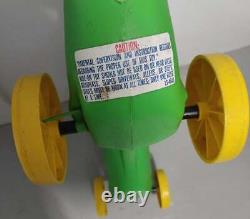 Vintage 1972 Empire Ride On Green Inch Worm Blow Mold Toy Riding