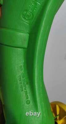 Vintage 1972 Empire Ride On Green Inch Worm Blow Mold Toy Riding