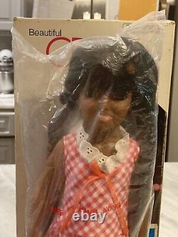 Vintage 1974 Ideal BLACK CRISSY DOLL TWIRLY BEADS New Montgomery Ward Rare