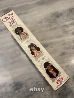 Vintage 1974 Ideal BLACK CRISSY DOLL TWIRLY BEADS New Montgomery Ward Rare