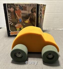 Vintage 1974 NERF-MOBILE CAR THE BUG With Original Box- With Damage- Unsealed