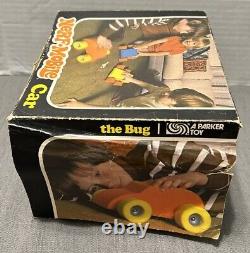 Vintage 1974 NERF-MOBILE CAR THE BUG With Original Box- With Damage- Unsealed