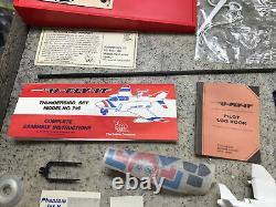 Vintage 1975 Schaper U-Fly-It F-4E Phantom Thunderbird Pilot Set No. 715 Read