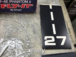 Vintage 1975 Schaper U-Fly-It F-4E Phantom Thunderbird Pilot Set No. 715 Read