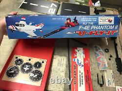 Vintage 1975 Schaper U-Fly-It F-4E Phantom Thunderbird Pilot Set No. 715 Read