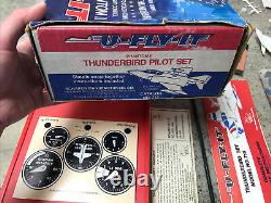 Vintage 1975 Schaper U-Fly-It F-4E Phantom Thunderbird Pilot Set No. 715 Read